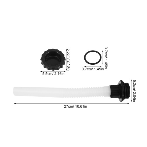 Heavy Duty Can Pour Nozzle Iron Plastic Fuel Transfer Spout 1