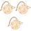 3Pièces Distributeurs Naturels En Bambou Beige Pour Hamsters 5