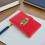 Red Password Lock Cash Saving Booklet with Envelopes for Home Use 5