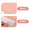 2Pcs Pink Baby Proofing Corner Protectors Soft Adhesive Edge Guards 7