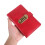 Red Password Lock Cash Saving Booklet with Envelopes for Home Use 4