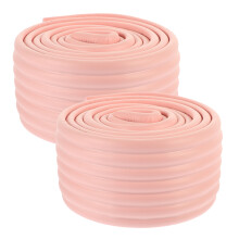 2Pcs Pink Baby Proofing Corner Protectors Soft Adhesive Edge Guards
