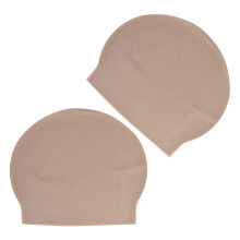 2Pcs Premium Latex Coffee Bald Caps for Adults Cosplay & Party Mask