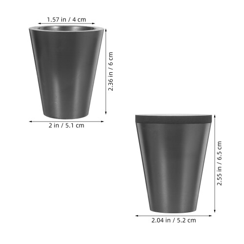 Graphite Crucible for Melting Metals in Laboratory 1