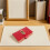 Red Password Lock Cash Saving Booklet with Envelopes for Home Use 6