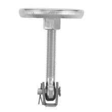 1Set Heizkessel Handrad Silber Mit Ergonomischem Griff Aus Carbonstahl