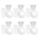 24Sets Plastic Drain Seal Plug for Washer Hose and Kitchen Sink, White 3