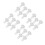 24Sets Plastic Drain Seal Plug for Washer Hose and Kitchen Sink, White 4