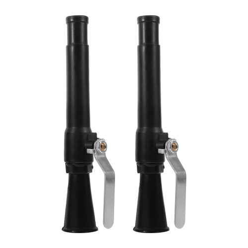 2Pcs Fire Extinguisher Nozzle Black Handheld Spray Hose Industrial Use