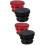 4Pcs Aluminum Alloy Car Lighter Plug Cap Assorted Colors 8