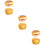 6Pcs Realistic PU Burgers Light Brown Simulation Models for Home Decor 9