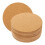 48Pcs Round Self-Adhesive Cork Coasters Light Brown for Home DIY 1