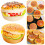 6Pcs Realistic PU Burgers Light Brown Simulation Models for Home Decor 11