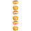 6Pcs Realistic PU Burgers Light Brown Simulation Models for Home Decor 8