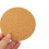 48Pcs Round Self-Adhesive Cork Coasters Light Brown for Home DIY 3