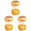 6Pcs Realistic PU Burgers Light Brown Simulation Models for Home Decor 2