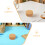 48Pcs Round Self-Adhesive Cork Coasters Light Brown for Home DIY 6