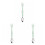3Pcs Kids Training Silicone Spoon Double-Ended Baby Tool 8