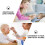 3Pcs Kids Training Silicone Spoon Double-Ended Baby Tool 5