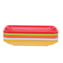 5Pcs Assorted Color Rectangular Serving Dish Microwave Safe