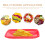 5Pcs Assorted Color Rectangular Serving Dish Microwave Safe 4