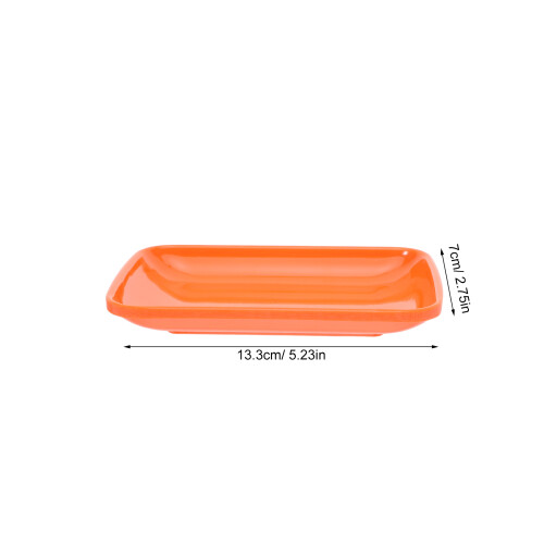 5Pcs Assorted Color Rectangular Serving Dish Microwave Safe 2