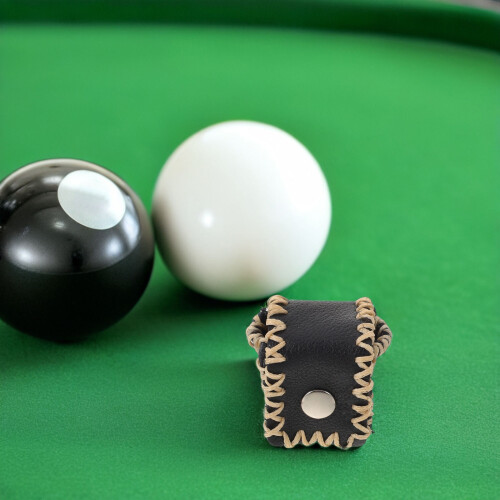 Black Billiard Chalk Storage Bag Compact and Easy to Carry 2
