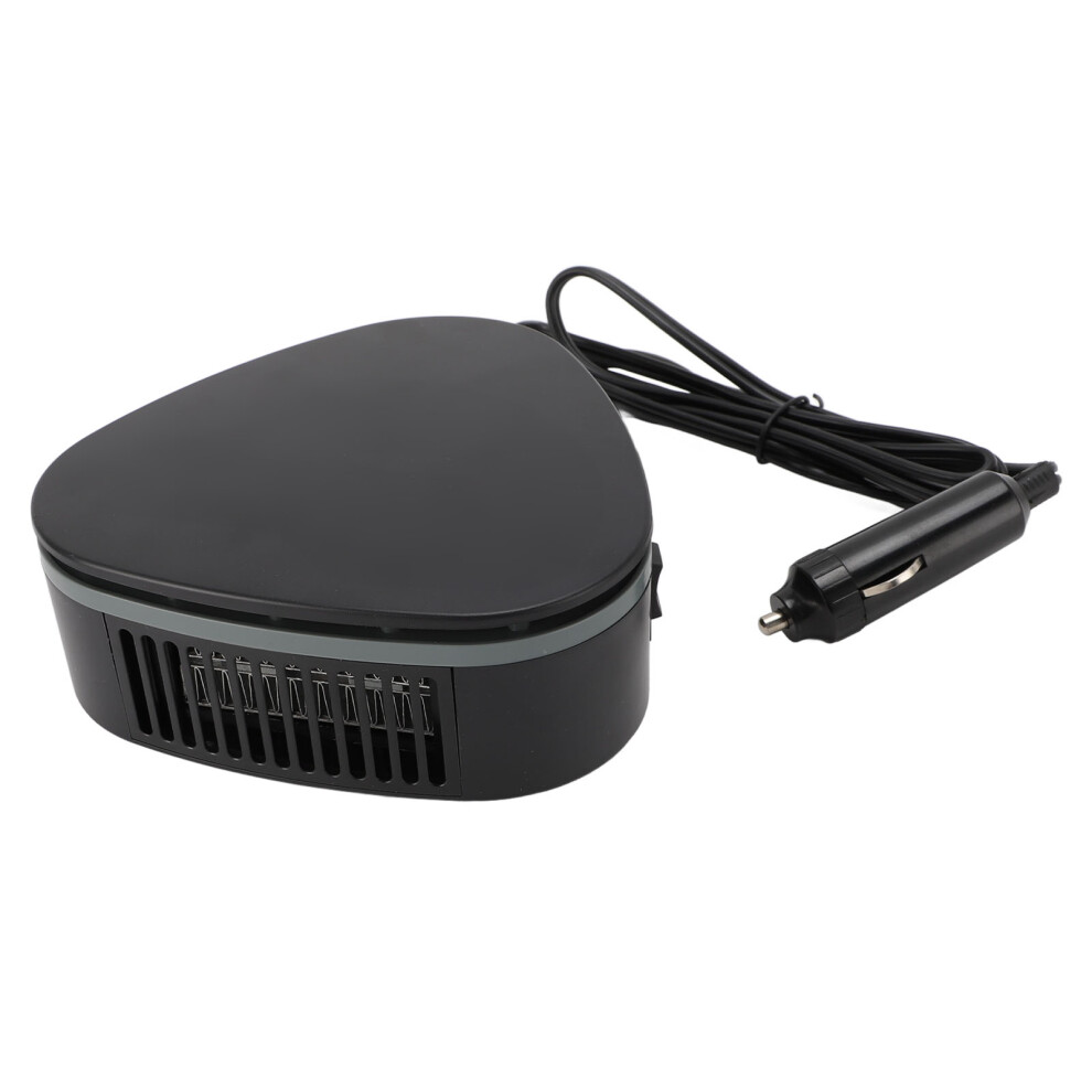 12V Car Heater 120W Abs Dual Gear Defrost & Defog Fan, Compact 12X12x5cm 8751384738325