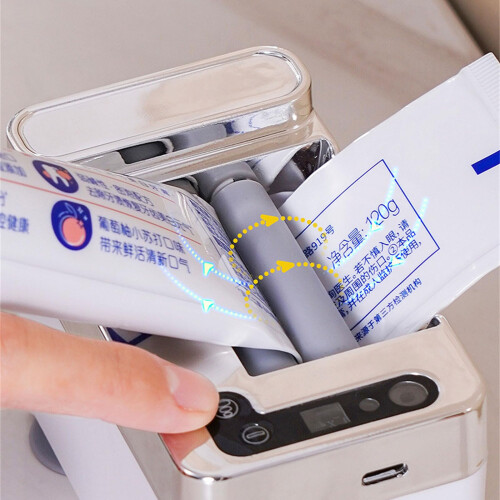 Automatic Toothpaste Dispenser with Smart Sensor, Adjustable Output, USB Type C Rechargeable 2