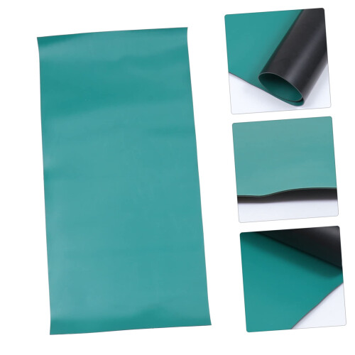 Large ESD Work Mat Green Black Anti Static Rubber Mat for Electronics  and Laboratory Use 2
