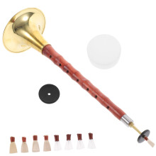 Rosewood Chinese Suona D Key Traditional Musical Instrument with Durable Brass Bell and Bright Tone