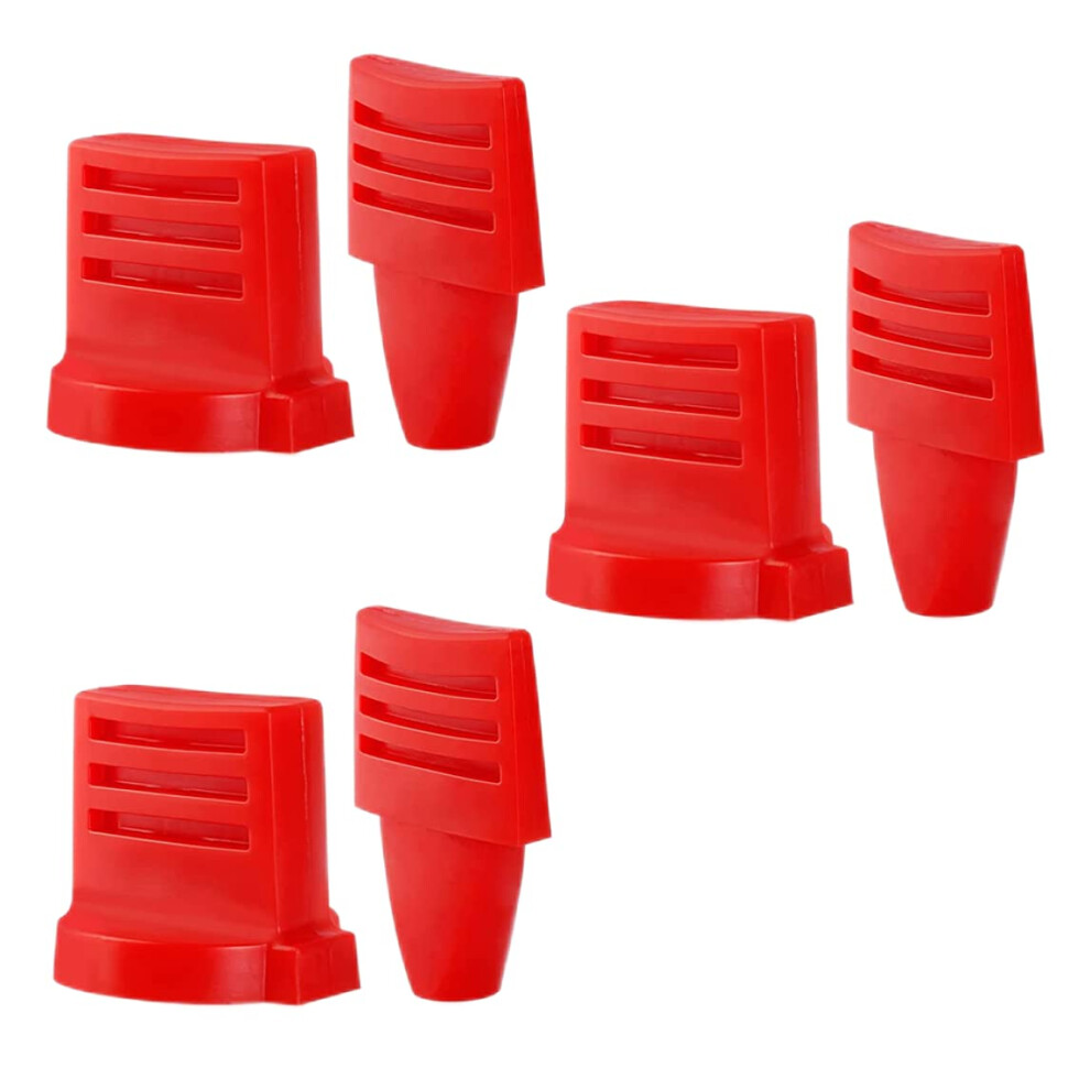 Snowblower Throttle Control Knob Kit Plastic Replacement For Tecumseh Carburetor 3Pcs Red 9174973705963