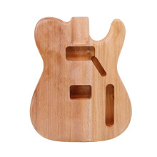 Electric Guitar Body Kit Okoume Wood Unfinished Blank for DIY Custom Builds and Restoration