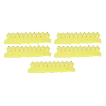 50 Pcs Yellow Livestock Ear Tags for Cattle Sheep Pigs, Durable Farm Animal Identification Set