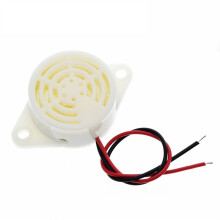 2 Pack Decibel Electronic Buzzer 12V Continuous Beep Warning Alarm for Industrial and Vehicle