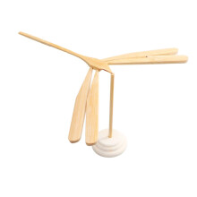 Bamboo Dragonfly Balance Toy Set Handcrafted Vintage Decor DIY Assembly 3pcs Table Ornament