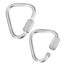 316 Stainless Steel Quick Link Connector with Secure Lock for Swing, Hiking, Backpack M3.5
