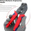 Crimping Tool SN28B Open Barrel Crimper for TAB 2.8mm 4.8mm with Replacement Insert 3