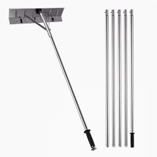 Snow Roof Rake 4.920.5FT Extendable Aluminum Roof Snow Removal Tool with Smooth Gliding Wheels