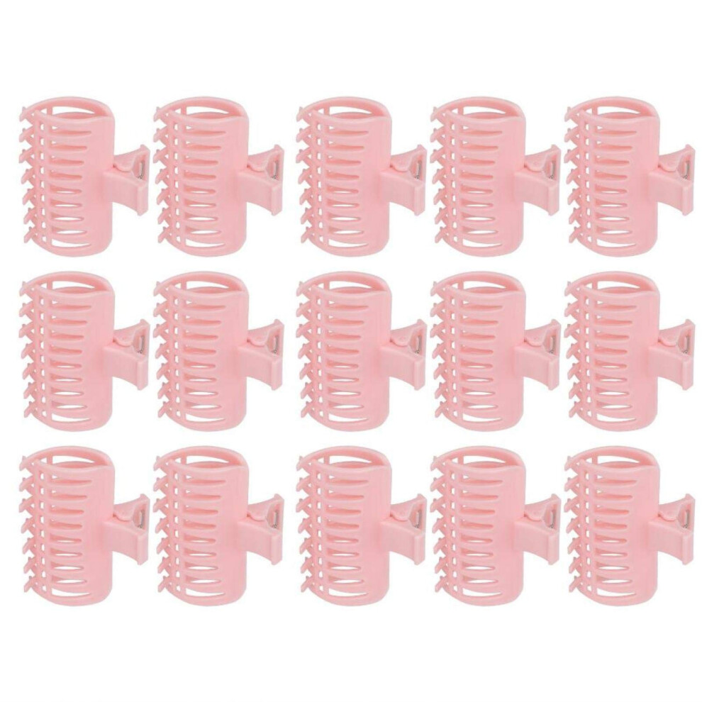 Unisex Hair Roller Clips Set 15Pcs With Secure Claw Grip Heatresistant For Hot Curlers Styling
