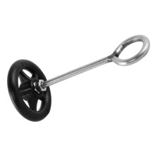 Stainless Steel Cattle Nose Ring with Secure Locking Mechanism for Livestock Management