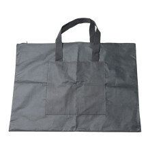 Large Waterproof Oxford Art Portfolio Tote Bag Fits 4K Drawing Boards with Shoulder Strap and Pockets