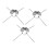 12Pcs Stainless Steel Cake Flower Nails, Precise Icing Design, Reusable Baking Accessories 1