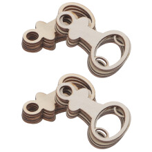 100Stk Stickgarn Organizer Holzhalter Fadenspulen Lagerung Khaki