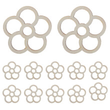 100Stk Stickgarn Halter Holz Organizer Karten Khaki Für Handarbeiten