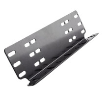 1Pièces Support Plaque Multi-Usage Alliage Noir Solide