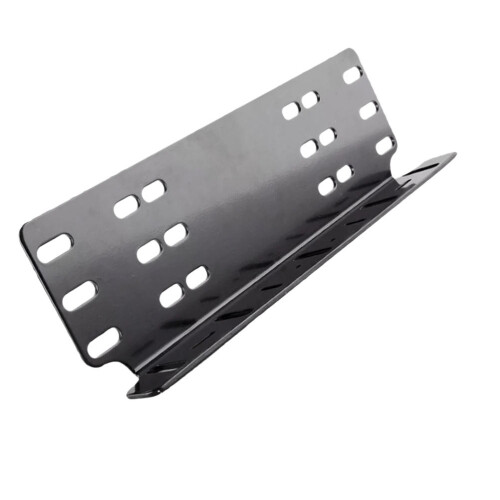 1Pièces Support Plaque Multi-Usage Alliage Noir Solide