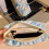 Large Capacity Pencil Case Set with Elegant Butterfly Pattern Zipper Pouch, 2 Pack Travel Organizer 2