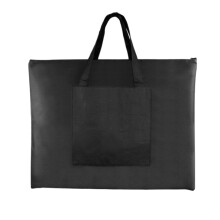 Waterproof Art Portfolio Bag Large Capacity Foldable Lightweight Artist Carrying Case for Sketch Boards Black 4K