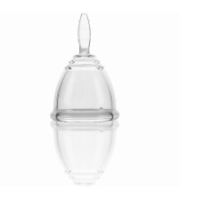 (As show, One size) Pxcl Menstrual Cups Silicone Menstrual Cup Feminine Hygiene Menstrual Period Woman Cup (transparent)